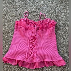 Discontinued cider crop top, medium